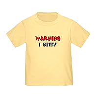 CafePress Caution I Bite Toddler T Shirt Toddler Tee