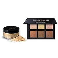 Aesthetica Banana Loose Setting Powder and Aesthetica Contour & Highlighting Powder Palette
