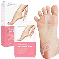 [Made in Korea] Foot Peeling Masks [4PCS] - KN FLAX - Advanced Foot Peel Mask Repair Dead Skin Cells, Cracked Heels, Calluses - Feet Peeling Mask with Hemp Oil and Kombucha Extract – Exfoliating and Hydrating Effect