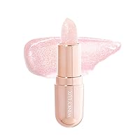 Winky Lux Glimmer Balm, pH Lip Balm, Color Changing Lipstick and Tinted Lip Balm, Vegan & Cruelty Free Lip Balm, Hydrate & Plump, Pink Shimmer Lipstick, Rosé