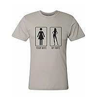 Funny Mens Couples Shirts Your Wife My Wife Fathers and Mothers Day Married Humor Gifts