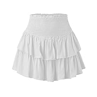 Pencil Skirt for Women Pleated Double Layer Cake Skirt Sexy Hot Girl Leaf Skirt Beach Skirt Set for Women