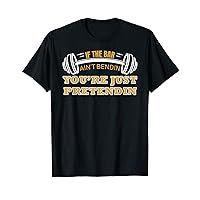Bar Bendin Funny Men Gym Rat Workout Shirt Powerlifter T-Shirt