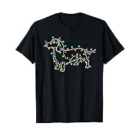 Dachshund Dogs Tree Christmas Sweater Xmas Gifts For Pet Dog T-Shirt