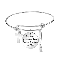 Memgift 𝐈𝐧𝐬𝐩𝐢𝐫𝐚𝐭𝐢𝐨𝐧𝐚𝐥 𝐁𝐫𝐚𝐜𝐞𝐥𝐞𝐭 for Women 𝐂𝐡𝐫𝐢𝐬𝐭𝐢𝐚𝐧 𝐉𝐞𝐰𝐞𝐥𝐫𝐲 Gifts for Her 𝐁𝐢𝐛𝐥𝐞 𝐕𝐞𝐫𝐬𝐞 Expandable Bracelet
