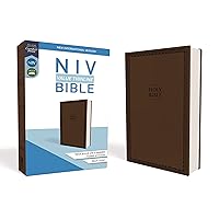 NIV, Value Thinline Bible, Leathersoft, Brown, Comfort Print NIV, Value Thinline Bible, Leathersoft, Brown, Comfort Print Imitation Leather