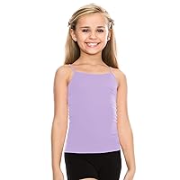 Girl’s Sleeveless Tank Top – Stretch Undershirts Cami Camisole, UV Protective Fabric, Rated UPF 50+ (Made in USA)