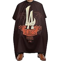 I Love Los Angeles City Barber Cape Professional Large Barber Apron Unisex Haircut Cape Water Resistant Salon Cape