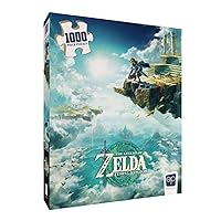 The Legend of Zelda Tears of The Kingdom 1000 Piece Jigsaw Puzzle | Collectible Puzzle Featuring Link from The Legend of Zelda Video Game | Officially Licensed Nintendo Merchandise