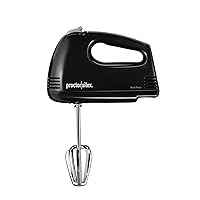 Proctor Silex Easy Mix 5-Speed Electric Hand Mixer with Bowl Rest, Compact and Lightweight, 100 Watts of Peak Power, Black