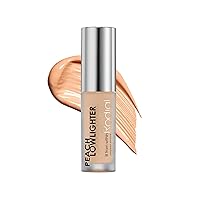 Peach Lowlighter 0.05 fl oz, Travel Size Liquid Colour Concealer, Face Concealer, Non-Shimmer Finish, Warming Complexion-Enhancer, Hydrating Formula with Hyaluronic Acid, Vitamin E and Caffeine
