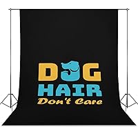 Backdrops Curtain Dog Hair Don't Care Photography Backdrop Photo Shoot Background Screen Video Studio Prop 56