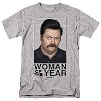 Popfunk Classic Parks & Rec Ron Swanson Woman of The Year T Shirt & Stickers