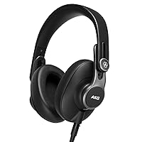 Pro Audio K371 Over-Ear, Closed-Back, Foldable Studio Headphones, Black
