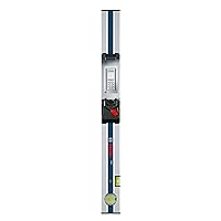 BOSCH R60 Measuring Rail 600mm - For use with GLM 80 inclinometer function, Blue/Silver