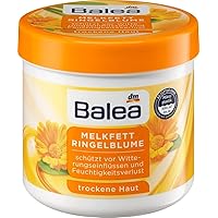 Balea Melkfett milking grease - Calendula Gel-Cream - Protects Skin Against Environmental Damage / Stress from Cold, Wind, Rain etc - 250ml (Not Tested on Animals) by dm-drogerie markt