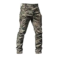 Cargo Pants Men Baggy Sweatpants Mens Tactical Pants Stretch Camo Pant Pocket Hiking Workout Athletic Pants Outdoor