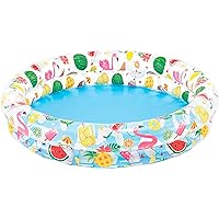 Intex Inflatable Stars Kiddie 2 Ring Circles Swimming Pool (48