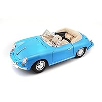 Bburago 1:18 Scale 1961 Porsche 356B Cabriolet Diecast Vehicle (Colors May Vary)