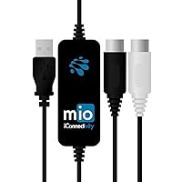 mio 1-in 1-out USB to MIDI Interface for Mac and PC