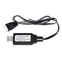 11.1V Lipo Battery Charger Cable 500mAh Fast USB Charger Cable with XH4P Connector Plug for Remote Control Toy