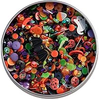 BGM Creations 2,000 Piece Assortment Charms Beads Poymer Clay Crystals for Slime Supplies, Shaker Elements DIY Nail Art, Craft Embellishments (Chilling)