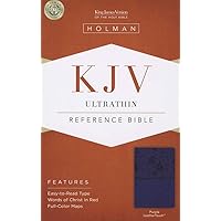 KJV Ultrathin Reference Bible, Purple LeatherTouch KJV Ultrathin Reference Bible, Purple LeatherTouch Imitation Leather Paperback
