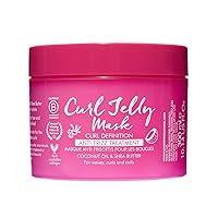 Umberto Giannini Curl Jelly Mask 10.14 fl Oz - Deep Conditioning Anti-frizz Treatment for Curly and Coily Hair