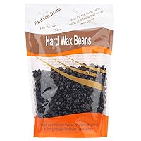 Hard Wax Beans for Face, Underarms, Brazilian, Bikini Hair Remover 10.6 Ounce (Black)
