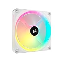 Corsair iCUE LINK QX140 RGB 140mm Magnetic Dome RGB Single Fan - White