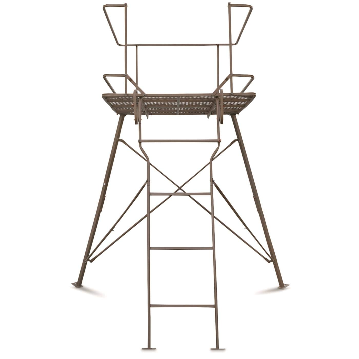 Guide Gear 6' Tripod Hunting Tower Blind, 2-Man Stand Elevated, Hunting Gear Equipment Accessories, 4x4