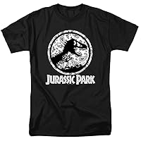 Popfunk Classic Jurassic Park Pattern Logo Collection Unisex Adult T Shirt