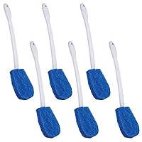 Lola Ring Remover Bath & Bowl Scrub Brush, Non-Scratch, Rust Proof, Eco-Friendly, 6 Pack