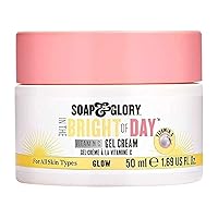 Soap & Glory In the Bright Of Day Vitamin C Gel Cream - Vitamin C Face Cream for All Skin Types - Reenergizing & Brightening Face Moisturizer (1.69 fl oz)
