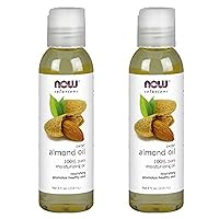 NOW Foods Almond Oil, 4 Fl Oz (Pack of 2)