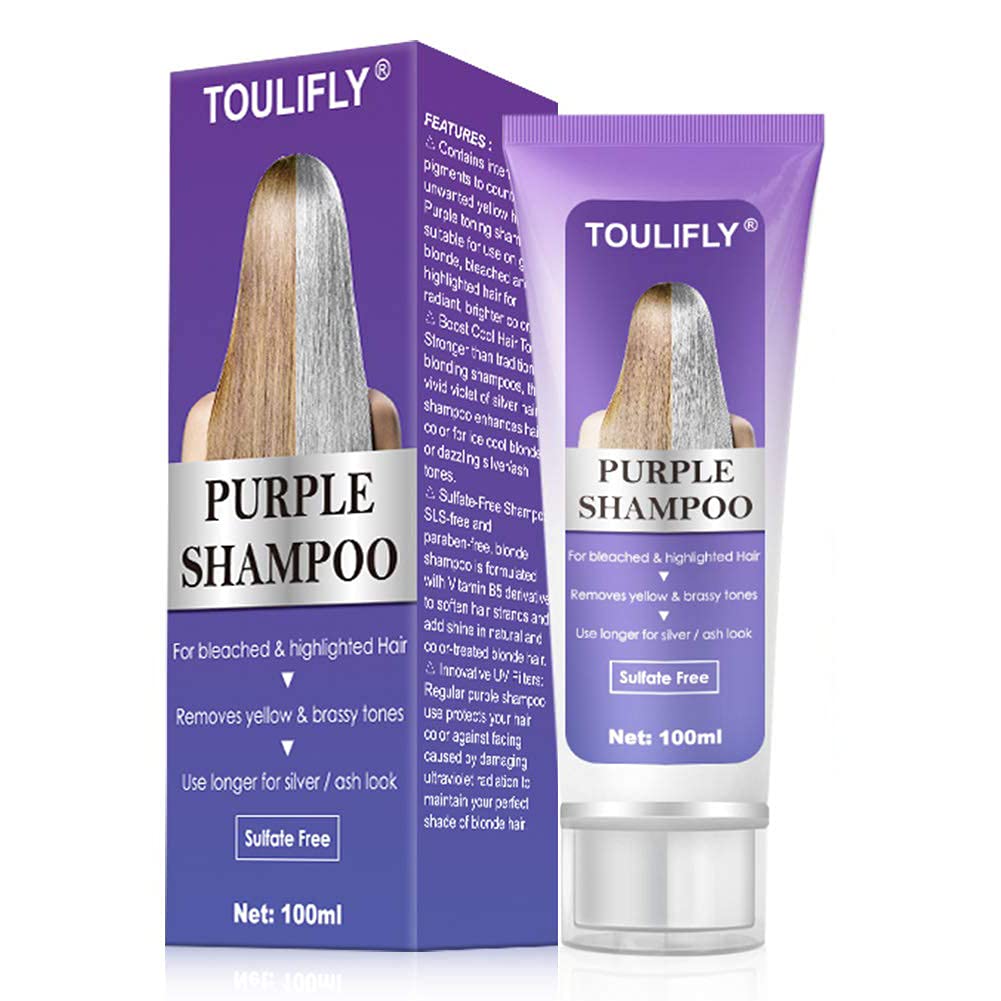Mua Purple Shampoo, Purple Shampoo for Blonde Hair, Bleached, Silver, or  Brown Highlighted Hair, For Bleached & highlighted Hair, Removes Yellow &  Brassy Tones, Use longer for Silver/Ash Look trên Amazon Mỹ