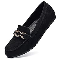 Loafers for Women Casual Moccasins Women's Comfortable & Lightweight Penny Loafers Slip On Flat Shoes