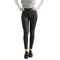 Yummie Women's Stretch and Shine Faux Leather Shaping Legging