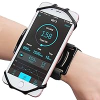 Wristband Armband Phone Holder, 360° Rotatable Sports Wristband for iPhone 11 Pro Max XR XS X 8 7 6 6s Plus, Galaxy, Google Pixel,Forearm Armband Phone Holder