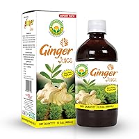 Ginger Juice, 16.23 Fl Oz (480ml), Organic Natural Juice for Healthy Hair and Digestion