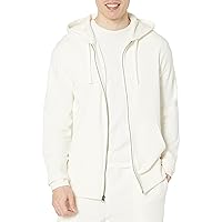 Amazon Essentials Men's Lightweight Long-Sleeve French Terry Full-Zip Hooded Sweatshirt (Available in Big & Tall)