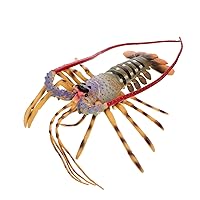 BESTOYARD Big Fake Lobster Artificial Lifelike Lobster Seafood Model Plastic Marine Animals Desktop Decoration Pinch for Home Decor Aquarium Restaurant Color 2