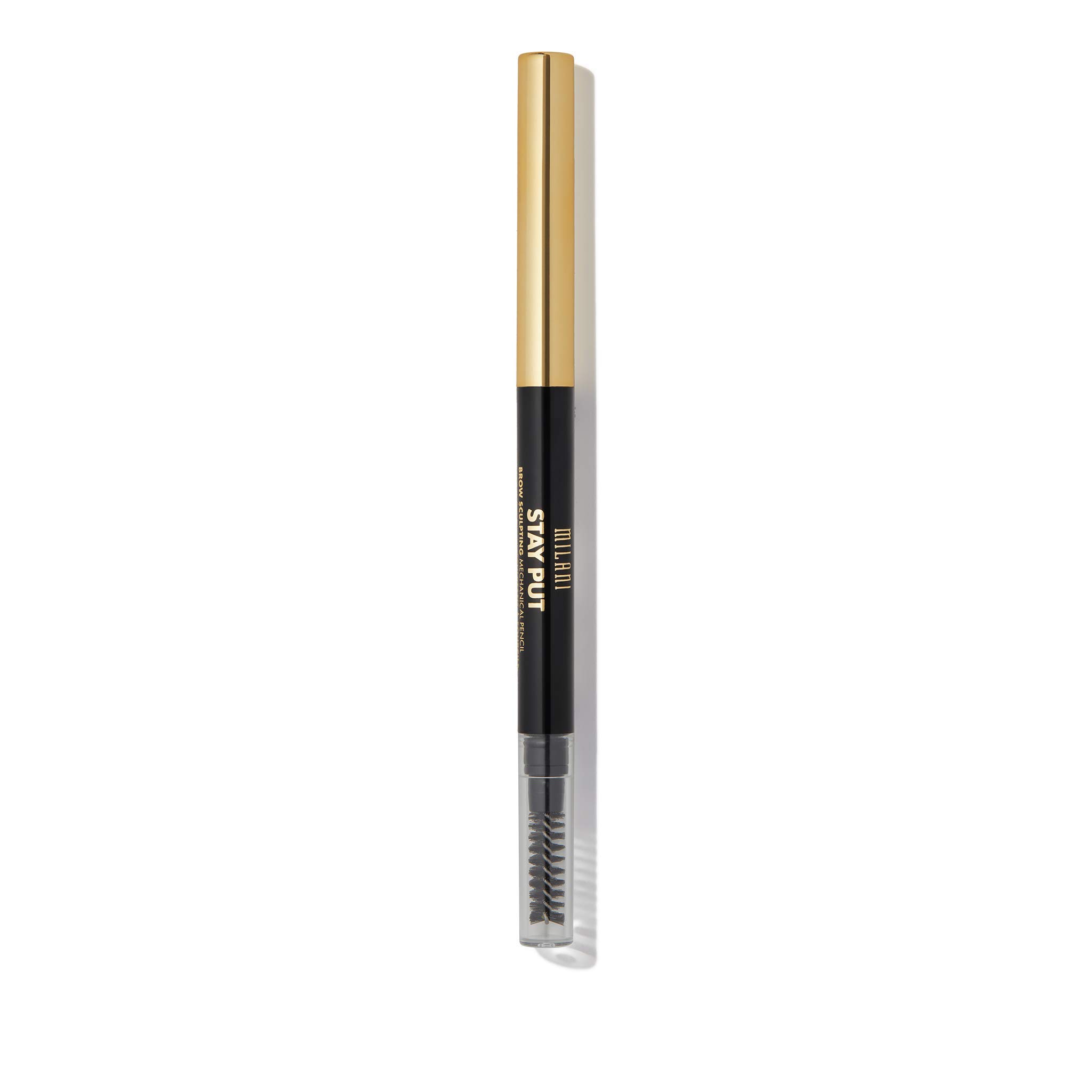 Milani Stay Put Brow Sculpting Mechanical Pencil - Medium Brown (0.01 Ounce) Cruelty-Free Long-Lasting Eyebrow Pencil that Defines and Shapes Brows