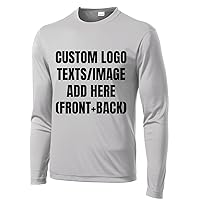 INK STITCH Unisex St350ls PosiCharge Poly Sports Cool Dry Custom Printing Logo Texts Image Long Sleeve Tees