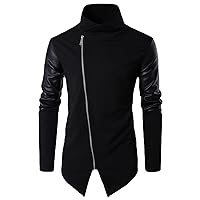 Mens Long Sleeve Pullover Hoodie Sweatshirt 2023 Autumn And Winter New Knitwear Youth Color Collars Slim Fashion
