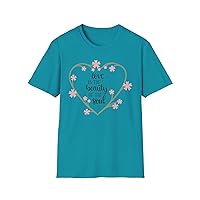 Funny Radiant Romance T-Shirt for Evergreen Lovebirds Perfect for Dates, Romantic Dinners, and Valentine's Parties