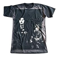 HOPE & FAITH Unisex Charlie Chaplin The Kid T-Shirt Short Sleeve Mens Womens