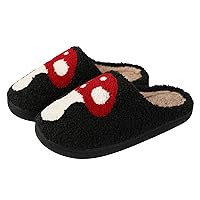 Menore Memory Foam Slippers for Womens Mens Plush Warm Spooky Lantern Cute Slippers House Shoes