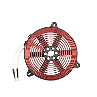 T28 2200W 188mm Heat Coil Enamelled Copper Wire Induction Heating Coil Panel Induction Cooker Accessory