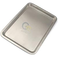 2 Pcs Dental Trays Stainless Steel Trays Lab Instrument Length 8.46in X Width 4.13in by G.S Online Store